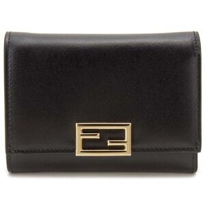 Fendi Black Bifold Wallet Compact
